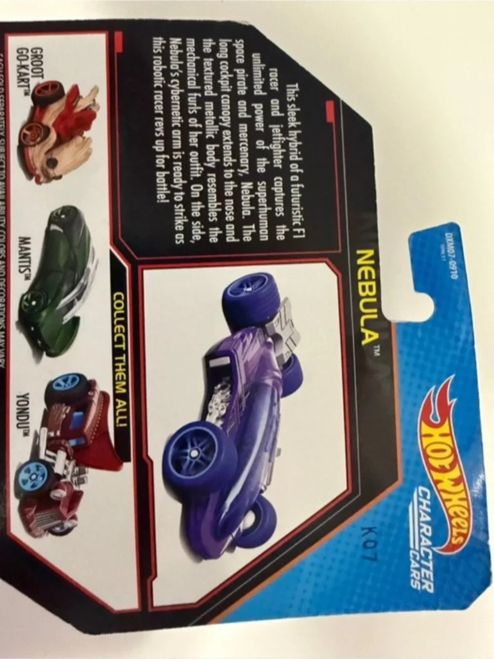 Hot Wheels Character Cars Nebula Marvel Guardians of the Galaxy Vol. 2 Diecast - Picture 5 of 6